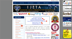 Desktop Screenshot of ijetajournal.org